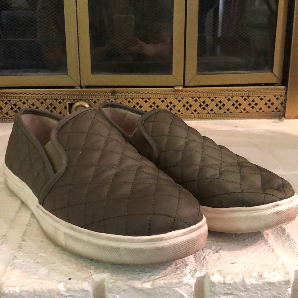 Quilted Slide On Sneakers